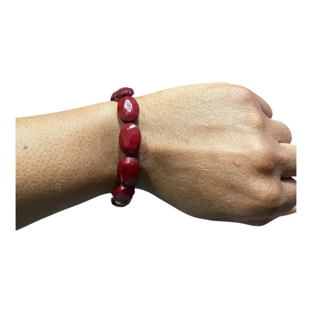 Elegant Multi-Color Stretchy  Beaded Bracelet Set